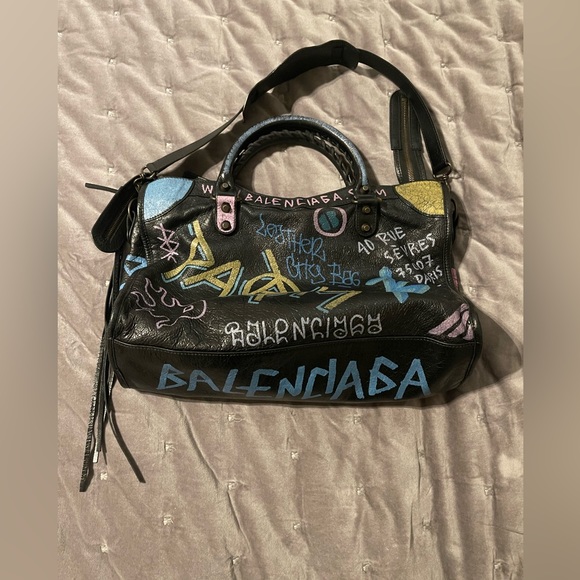 Balenciaga grafitti city bag - Picture 2 of 4